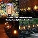 FAISHILAN 4-Pack Solar Flickering Flame Torches – Waterproof Solar Garden Lights, Outdoor Solar Lights for Yards, and Flame Torches for Patio and Pathway Decorations