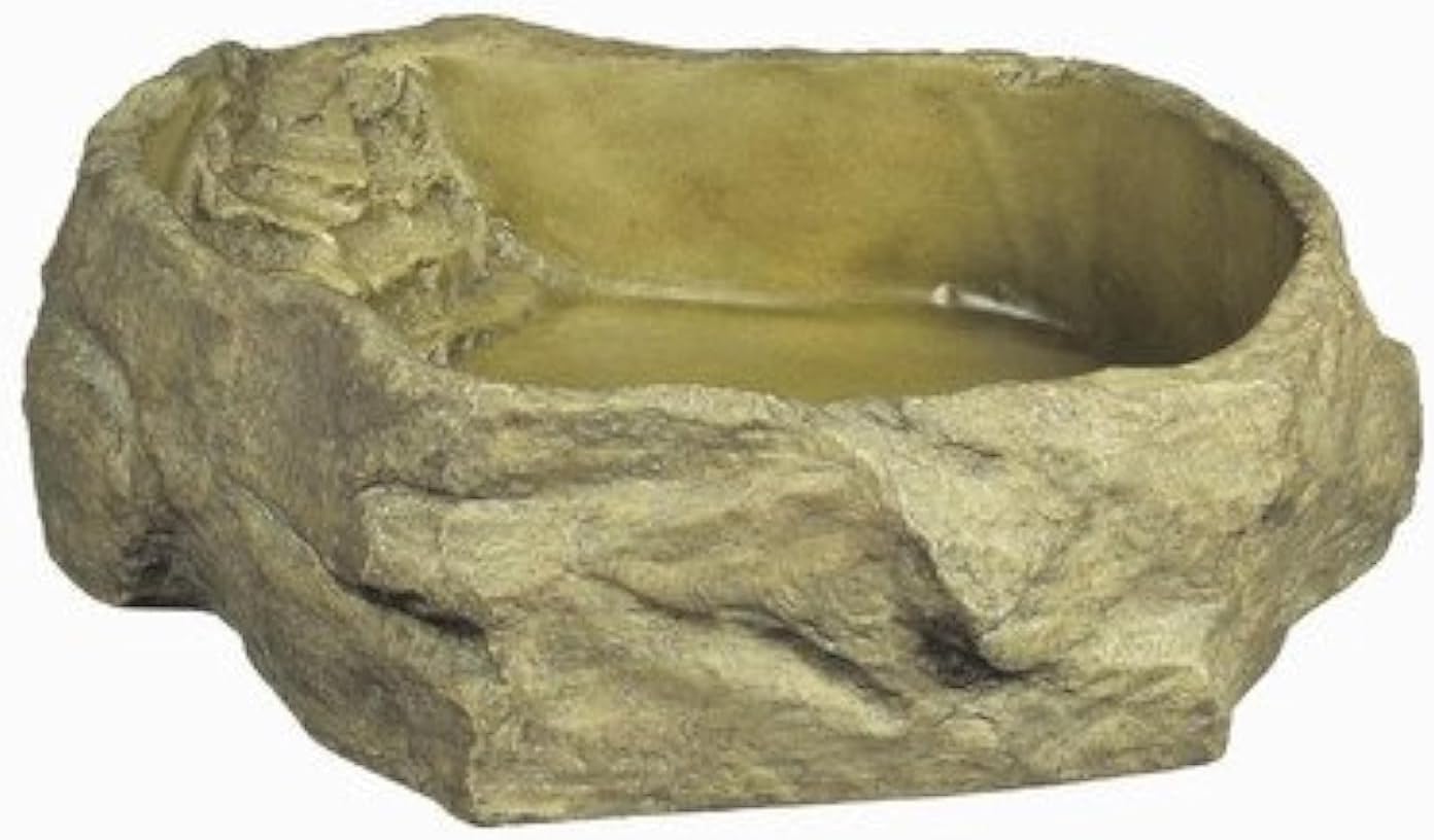 Exo Terra Water Dish [Set of 2] Size: Medium (1.4" H x 4.9" W x 3.8" D)