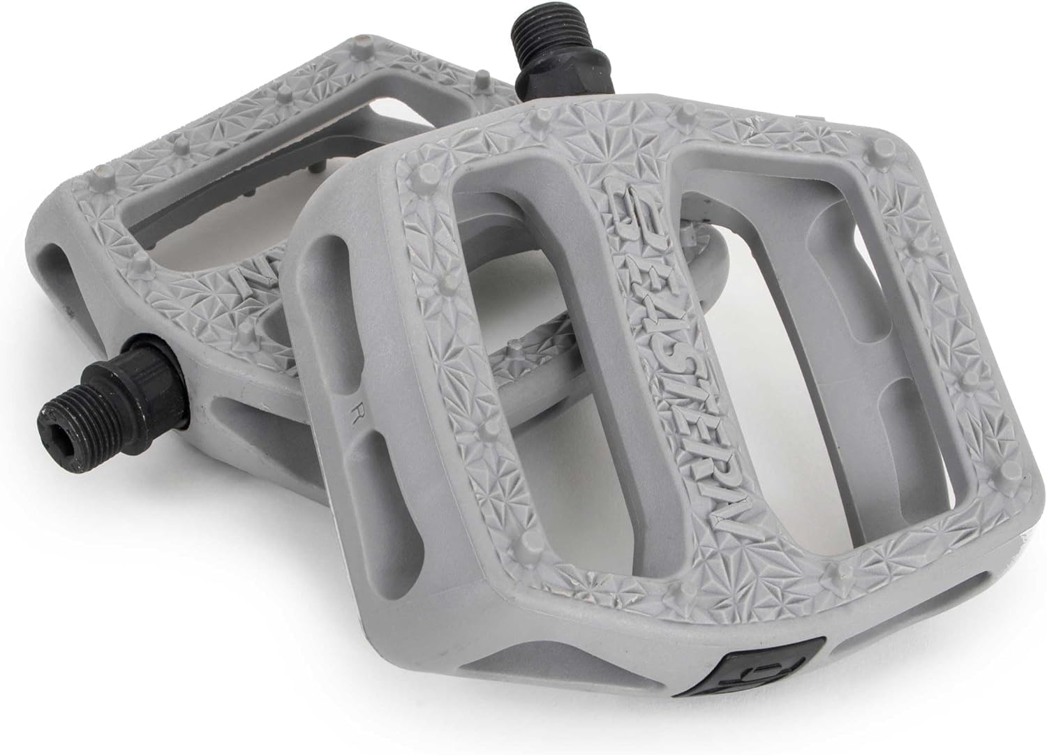 Facet Bike Pedals 9/16" - High Grip, Fiber-Reinforced Plastic & Chromoly Axle, for BMX, MTB & Kids Bikes - Multiple Colors