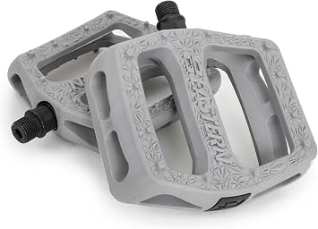 Eastern Bikes Facet Bike Pedals 9/16" - High Grip, Fiber-Reinforced Plastic & Chromoly Axle, for BMX, MTB & Kids Bikes - Multiple Colors
