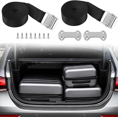 Miniatura 6 de Kit de correa de amarre para refrigerador, correas de amarre de batería, correa de amarre con hebilla de leva, kit de correas de enfriamiento, para