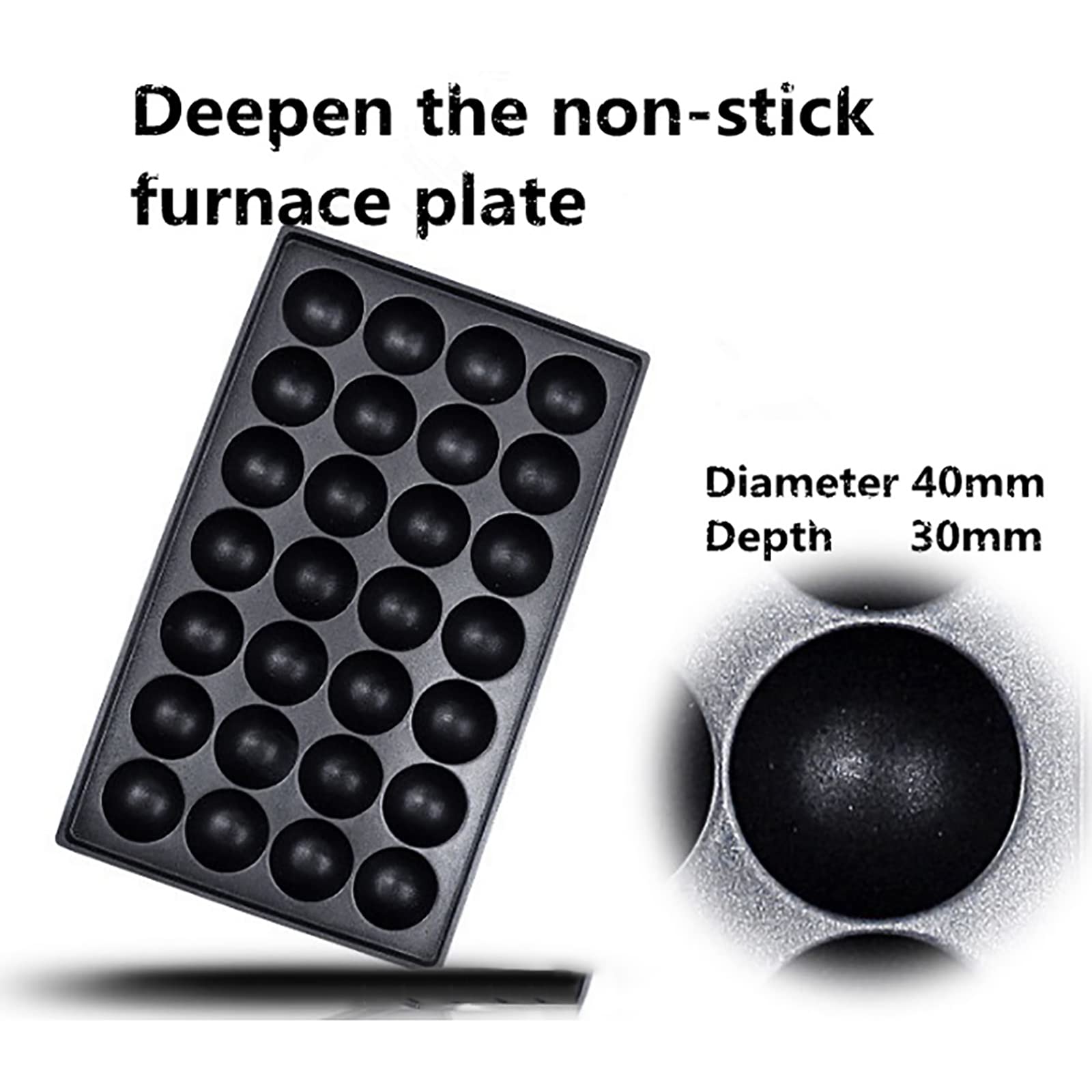 Takoyaki Maker, Electric Commercial 28 Pcs Japanese Octopus Fish Ball Griller Maker Antiadherente Grill Plate Cake Pancake Meatball Grilling Machine para huevos fritos Fried Steak Takoyaki Cake Pops G