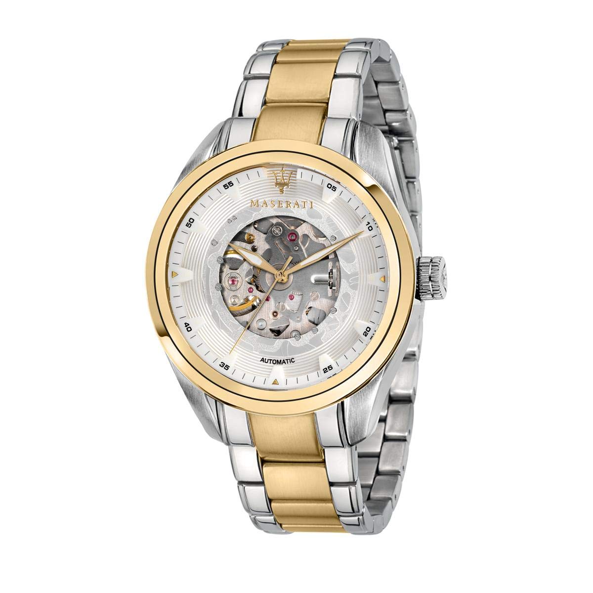 MaseratiReloj para Hombre, Colección TRAGUARDO, en Acero, PVD Oro - R8823112003