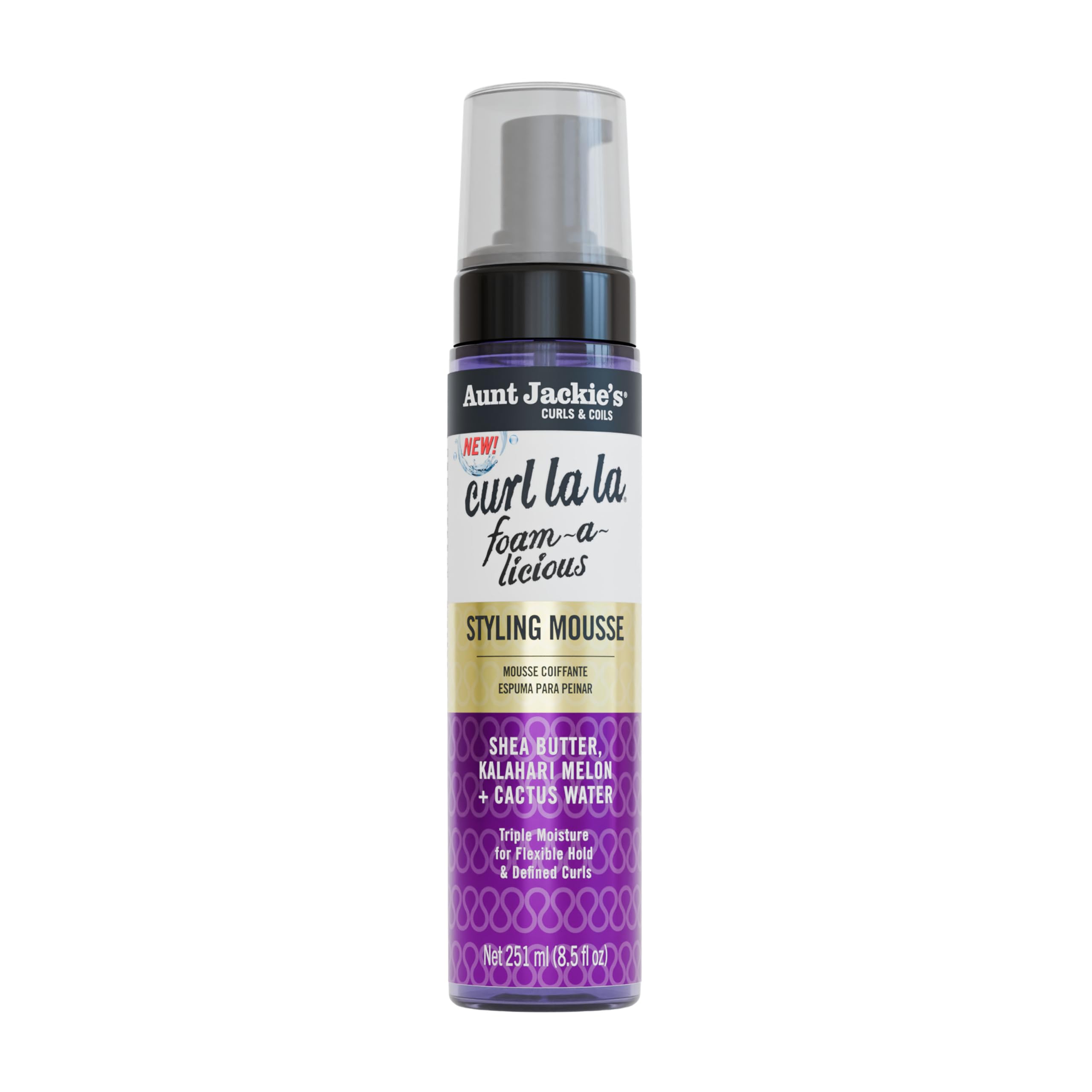 Amazon.com: Aunt Jackie's Curls & Coils Curl La La Foam-a-licious