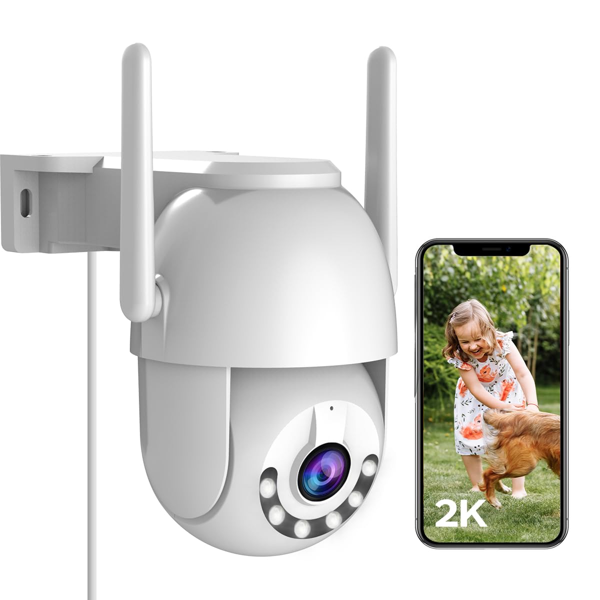 Amazon.co.jp: 【2024年最新・300万画素 PTZ全方位監視カメラ】JOOAN 