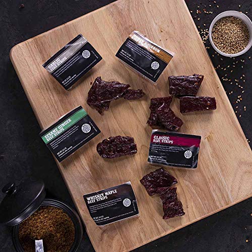 Jerky Heart – Includes 10 Delicious Beef Jerky Snacks With Flavors Like Whiskey Maple And Honey Bourbon – In A Delightfully Surprising Heart-Shaped Box #TOP4