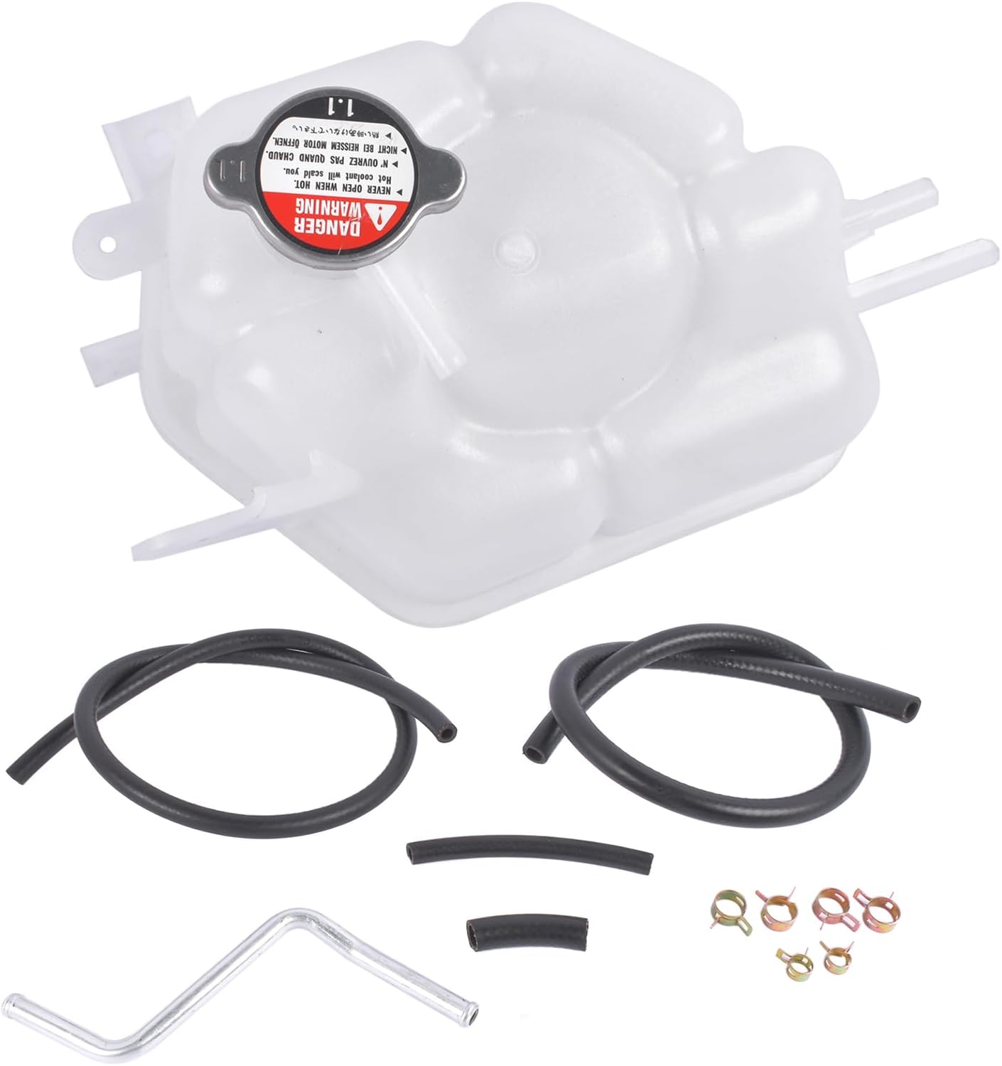 21710-EA01A Radiator Coolant Reservoir Expansion Tank Overflow Bottle Compatible with 2005-2021 N'-issan Frontier 2005-2015 Xterra, Replace# NI3014135 603-576