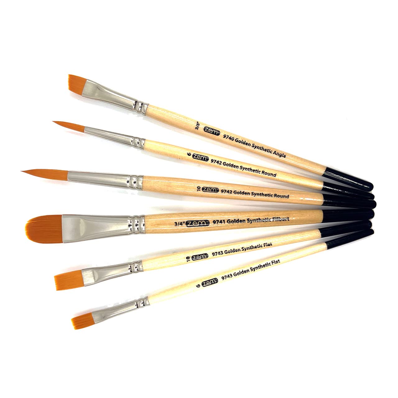 Princeton Refine Paintbrush Size 16 - Natural Chungking Bristle Brush For Oil & Acrylic Painting - View #2