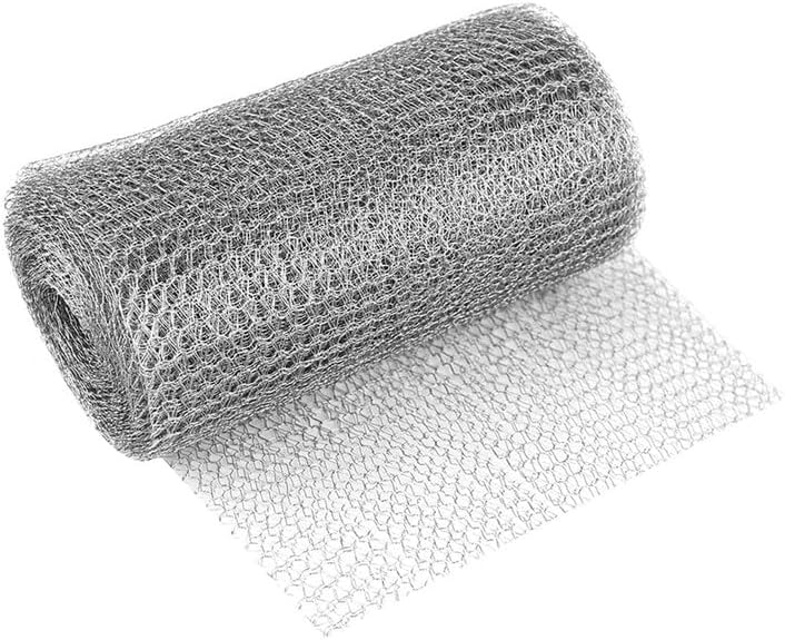 JOYVOX Rat Mesh Rodent Proofing Wire Mesh 210mm x 3m, Fine Metal Wire Mesh Roll, Stainless Steel Gap Blocker, Wire Fill Fabric for Home and Garden, Rustproof, Heat Resistant, Flexible and Foldable