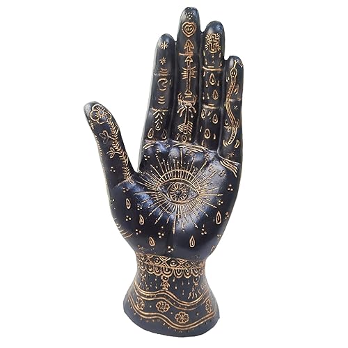 Palmistry Hand Resin Statue Telling Palm Reading, Ancient Mystical Palm