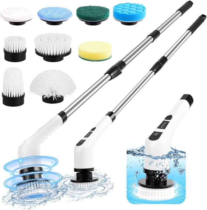 WDFAACK Cordless Electric Spin Scrubber Review