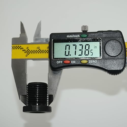 Miniatura 3 de Gugaguga 2 adaptadores de rosca y arandelas, 12 x 28-34 x 16, negro