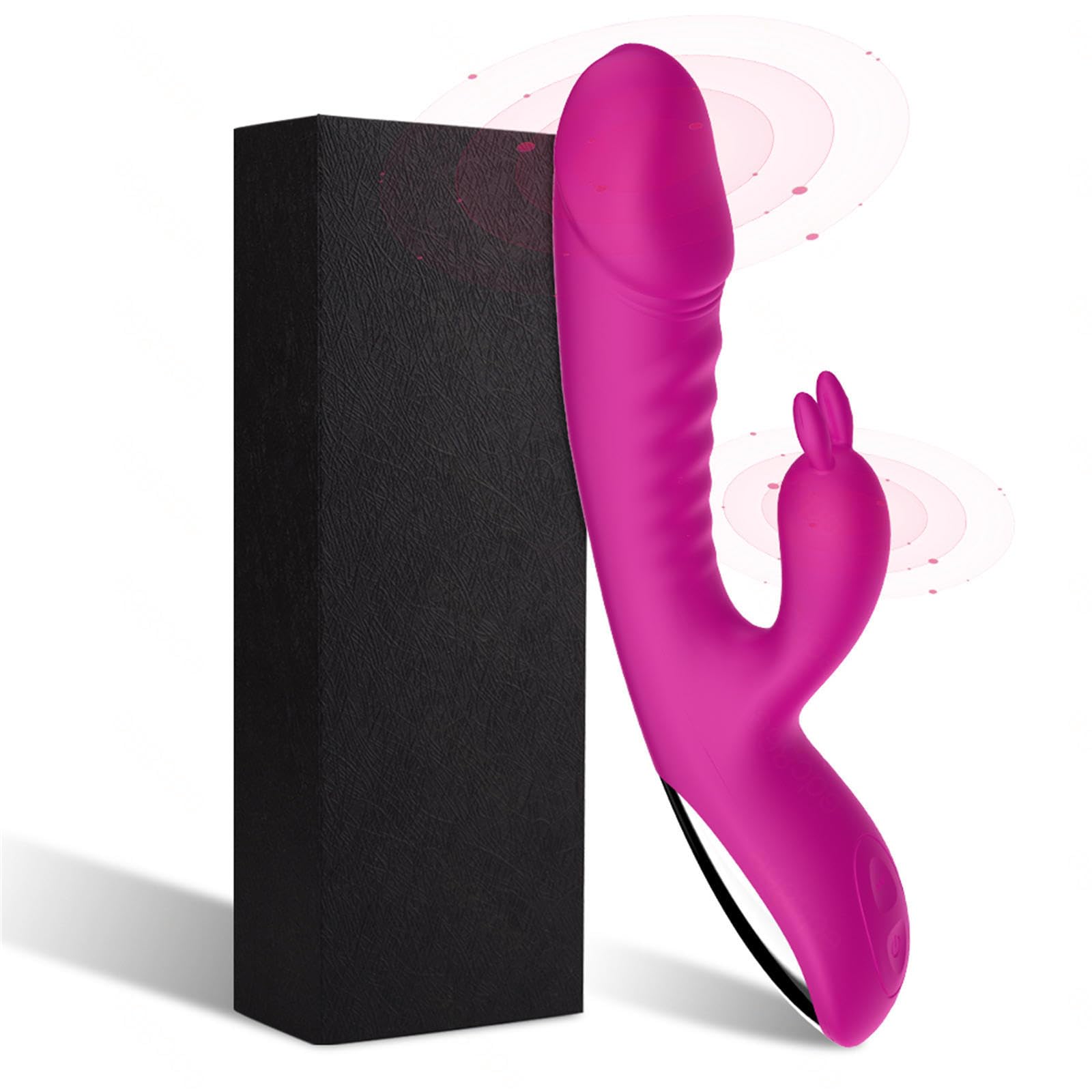 Vibratore G Spot Erotica Dildo Stimolatore Clitorideo Vibratore Massaggio punto G Dildo Vibratori Clitoride Stimolazione Del Punto G,Rosered