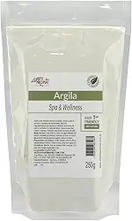 Argila Branca Em Pó Natural Arte Dos Aromas, 250g, Para Spa e Bem-Estar