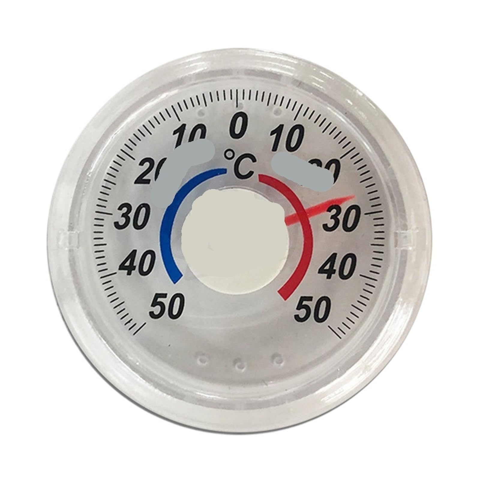 6 termometri rotondi autoadesivi ad alta precisione for finestre, interni, esterni, pareti, serre, giardini, forniture for la casa(A)
