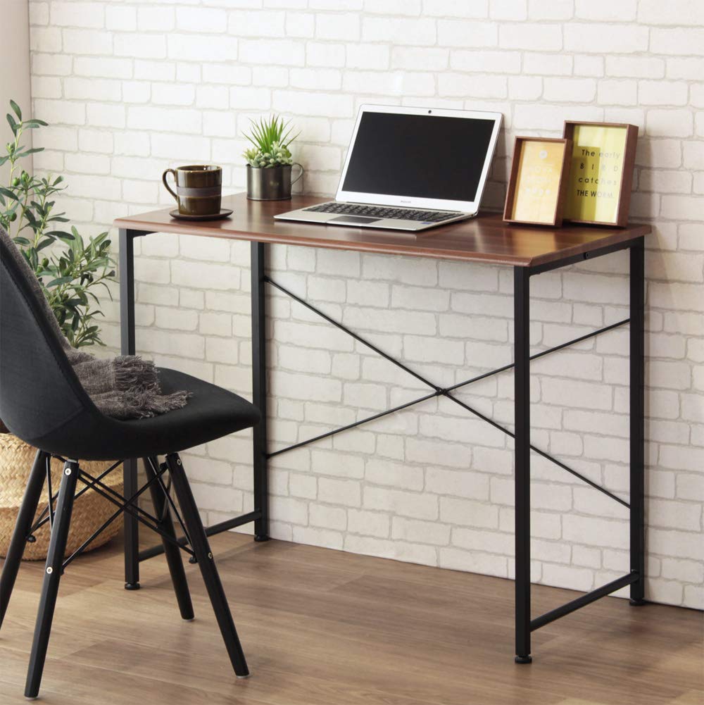 Amazon.co.jp: 岩附 パソコンデスク 幅90×奥行45×高さ72cm 木製