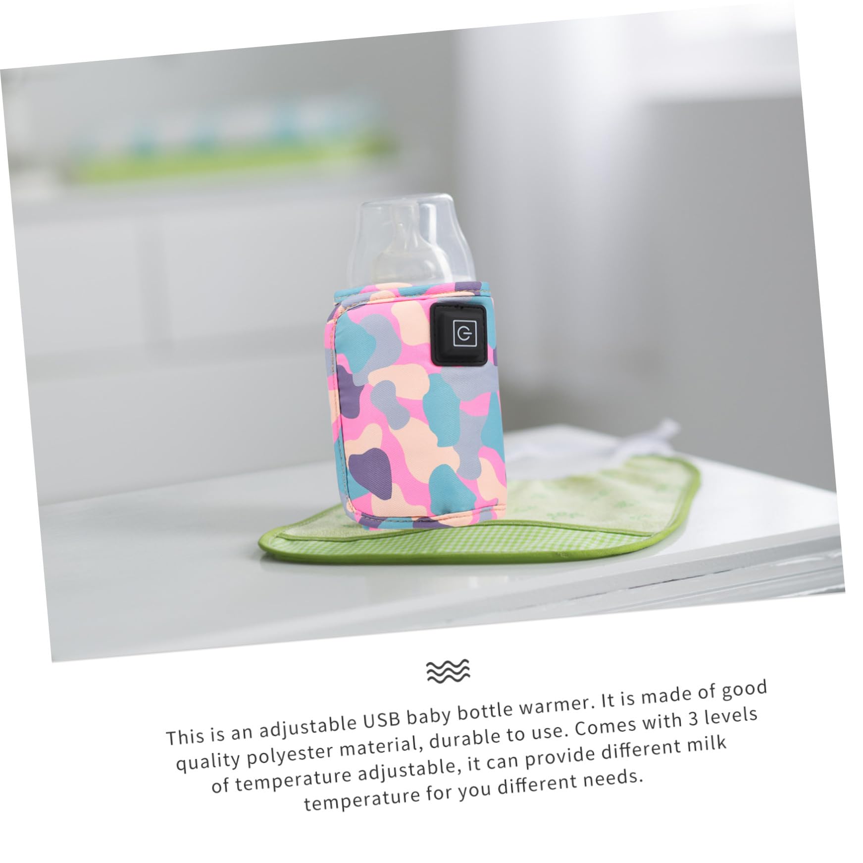 TOYANDONA 3stücke Usb Milchflaschenwärmer Cover Verstellbar Waschbar Für Flaschen Aus Strapazierfähigem Für Unterwegs Design Schützt Vor Hitze Und Kälte