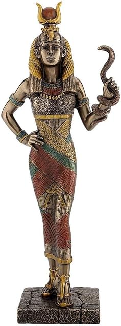 Zen et Ethnique Egyptian Hathor statue in resin 28 cm