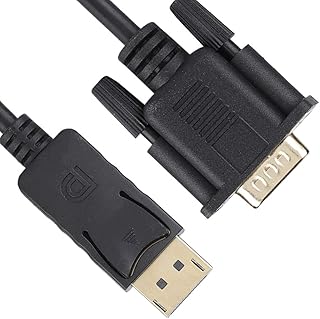 Displayport to Vga Adapter, 1.8m HD 1080p Displayport to Vga Adapter Cable Display Port to Vga Vga to USB for Pc Laptop