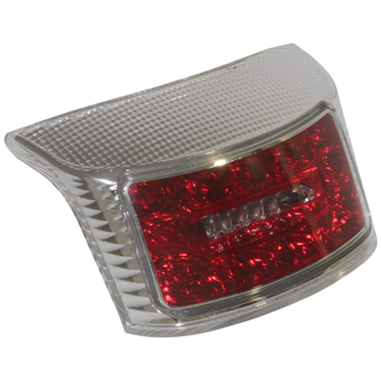 REPLAY Feu AR Scoot Lexus Red a LEDs pour MBK 50 Booster-Yamaha 50 bws 2004+ -Homologue ce- (18 LEDs)