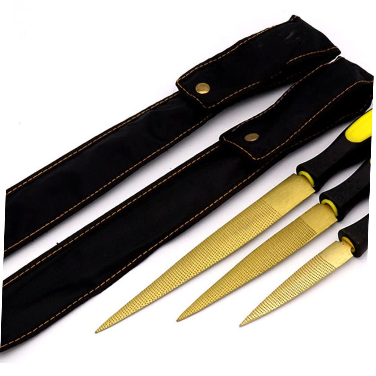 Limas de Acero al Carbono para Tallar Madera, Juego de 5 Piezas | Escofina de Carpintería, Mango Ergonómico, para Desbastar, Biselar y Quitar Rebabas