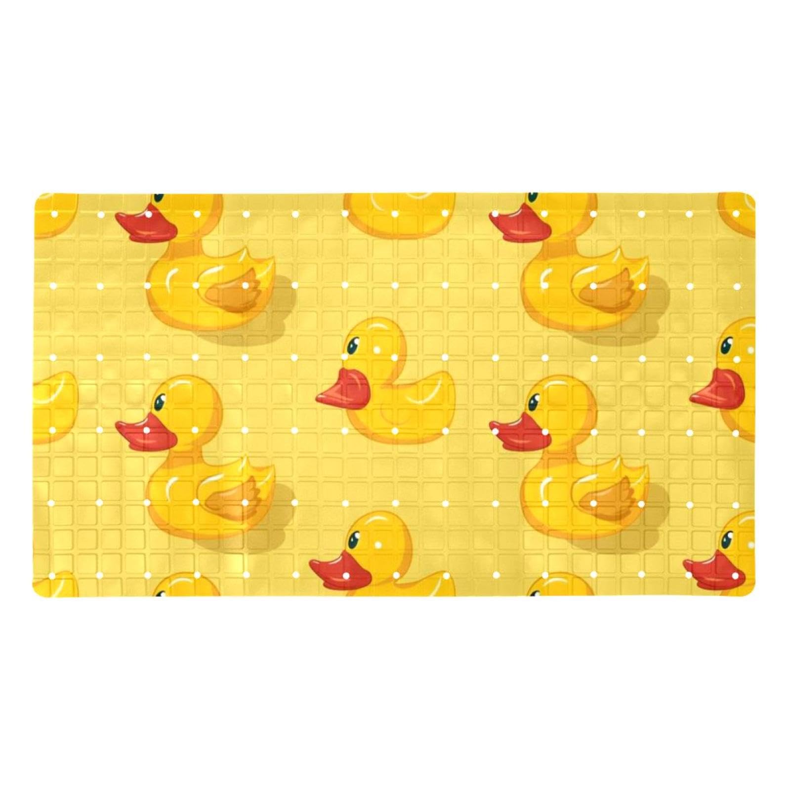 Tapis de bain antidérapant en PVC à ventouses pour douche sécurisée