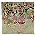 Decorbox Cotton Linen Square Decorative Throw Pillow Case Cushion Cover Bird and Birdcage 18 "X18 "