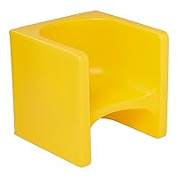 Vista 106 de ECR4Kids Tri-Me 3 en 1 silla cubo, muebles para niños, color azul polvo