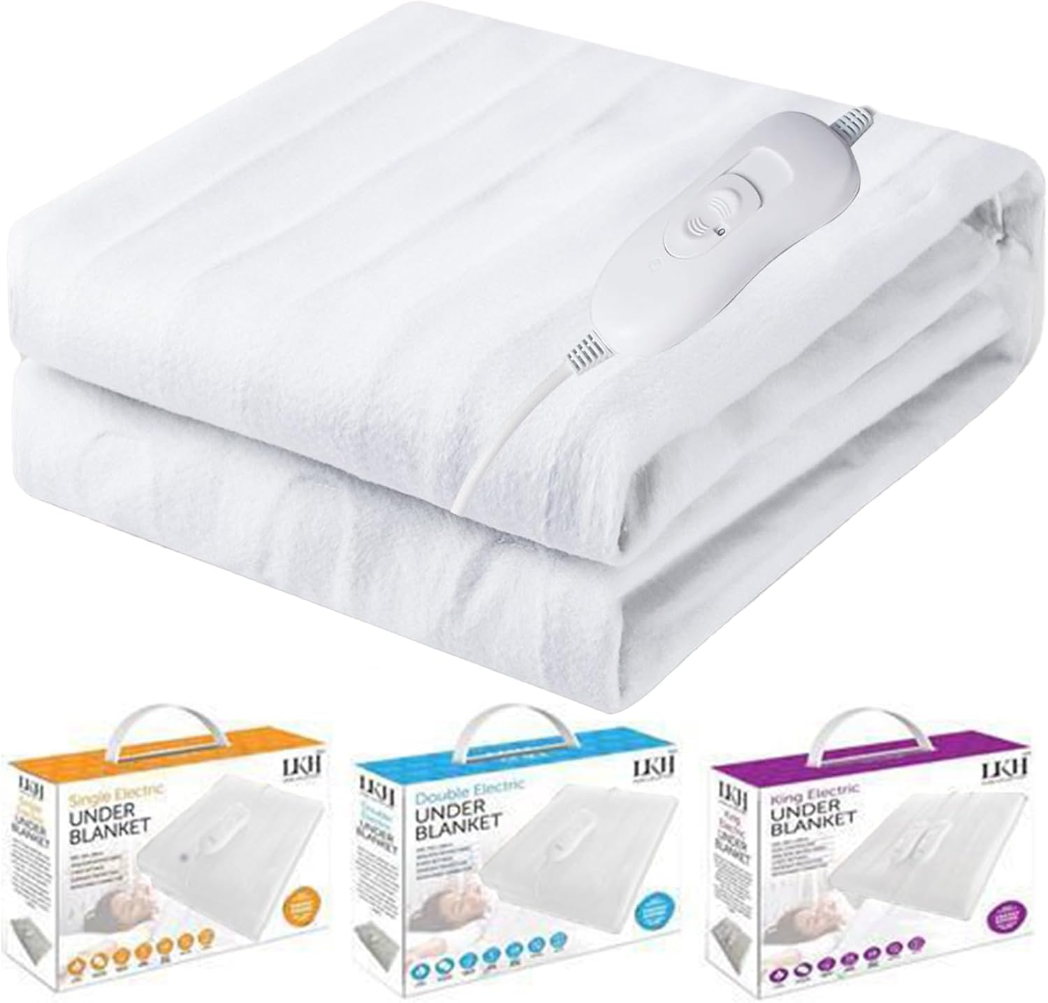 Electric Under Blanket Double Size 135x120cm Heated Throw Blanket