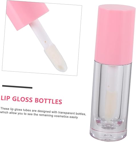 10pcs Empty Lip Gloss Tubes Lip Oil Bottles Travel Balm Bottles Easy to Refill