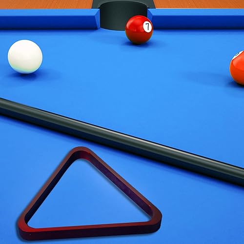 Vista 13 de GSE Games & Sports Expert Billar de madera maciza triángulo de 8 bolas/9 bolas de diamante para bolas de billar de 2-1/4 pulgadas, accesorios
