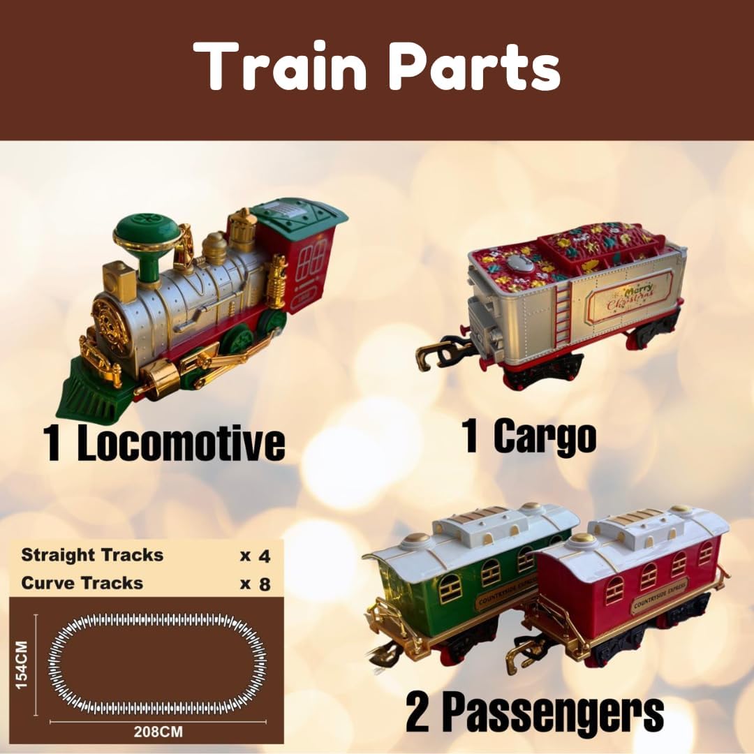 Braintastic Smok Train Toy Set with Sound and Music (Train Set-Vintage) 3