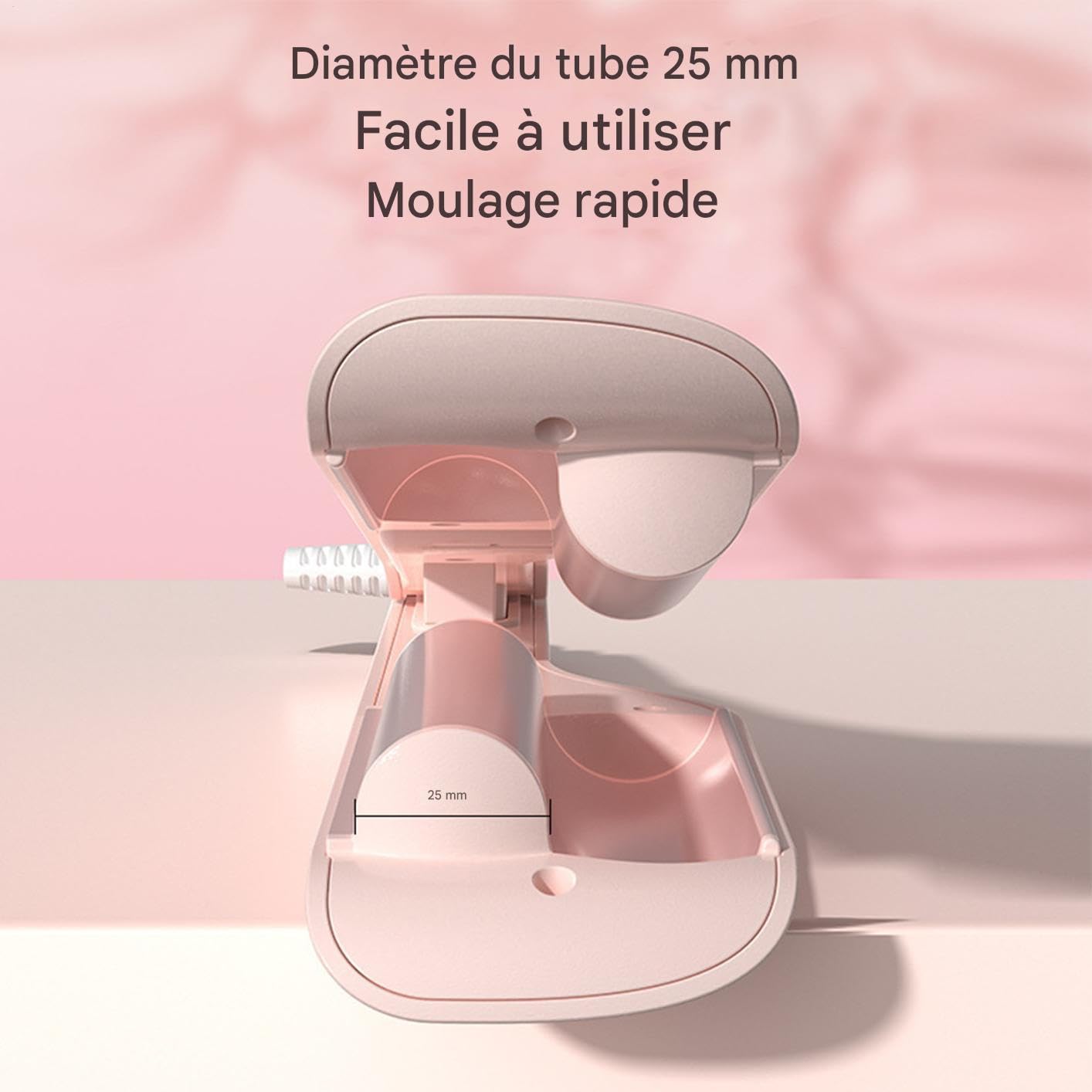 Crêpeur À Cheveux Pour Femmes, Outil de Coiffure pour Frisures et Crêpes, Chauffage Rapide Avec Température Réglable Pour Femme Amie Plage Salon Cosplay