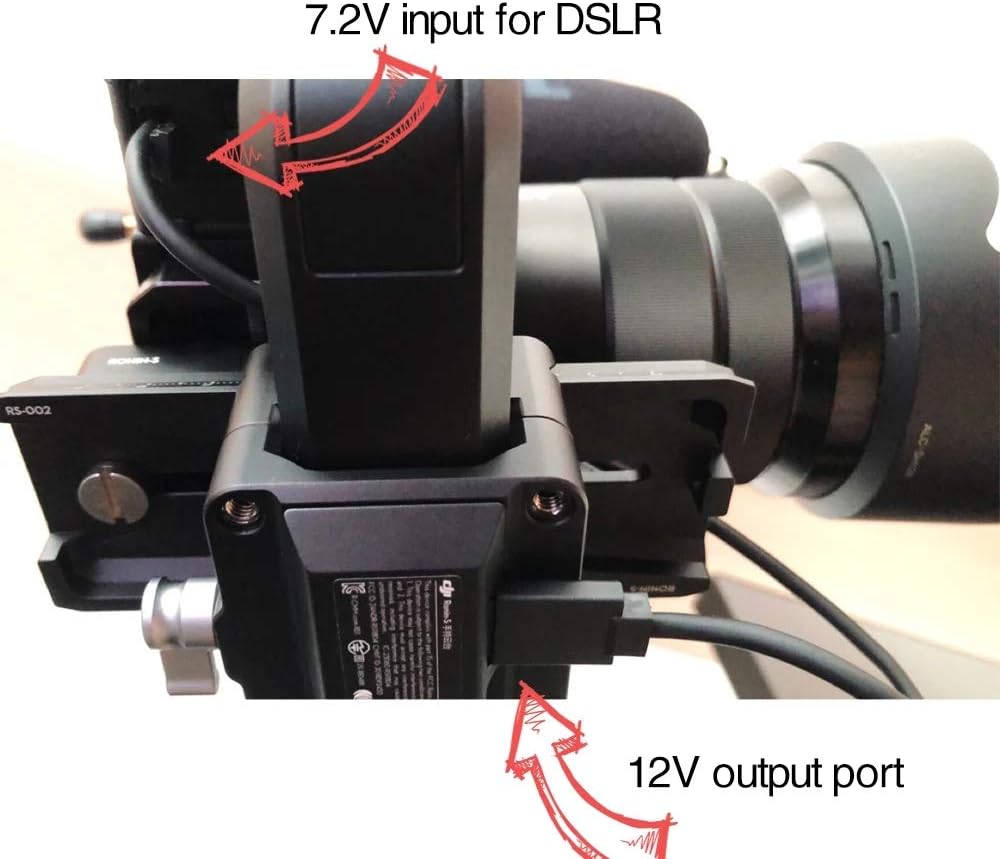 DRRI Ronin-S Gimbal to NP-FW50 Dummy Battery for Sony A7 A7R A7S A7II A7RII A7SII
