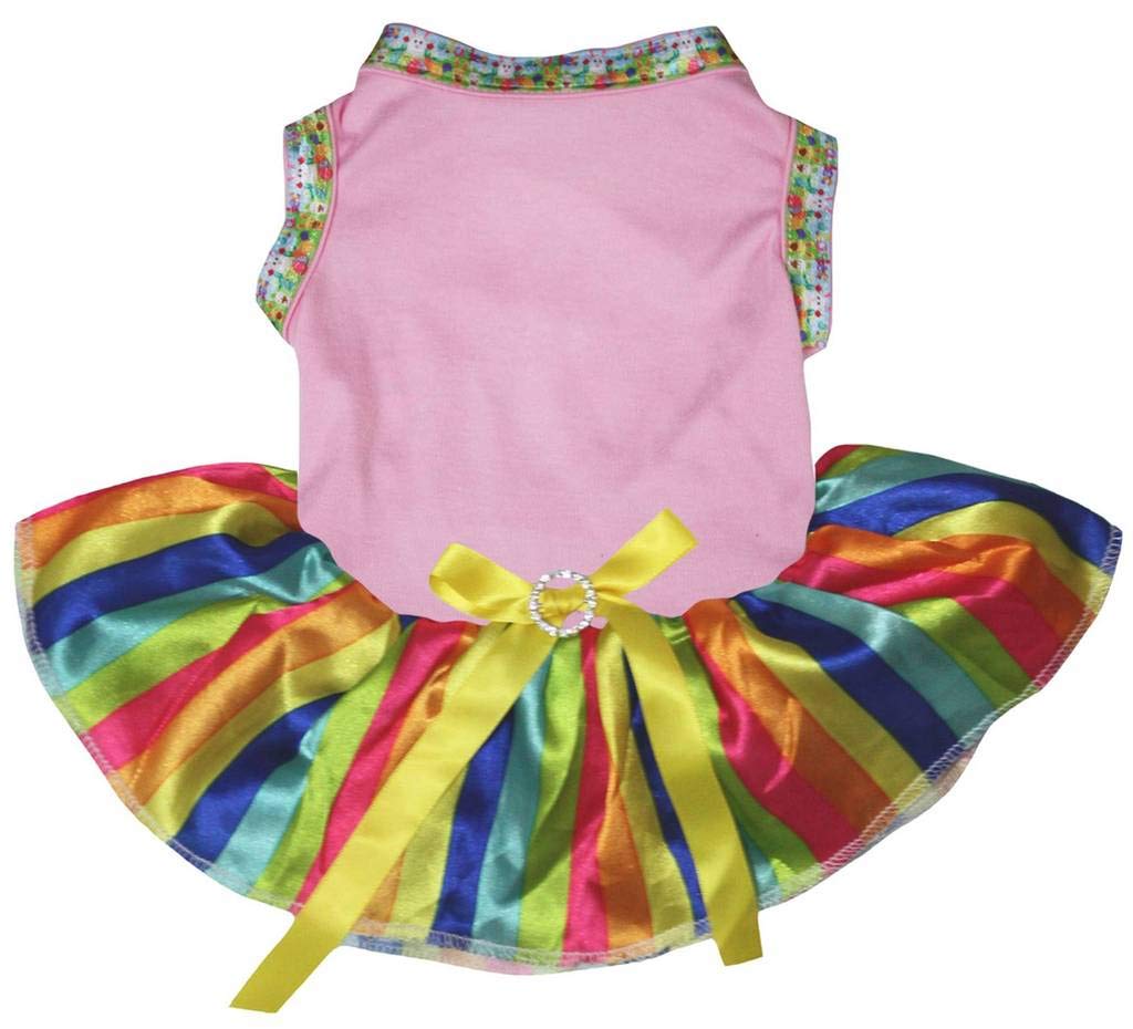 Robe en coton chiot motif Pâques pour les photos de famille