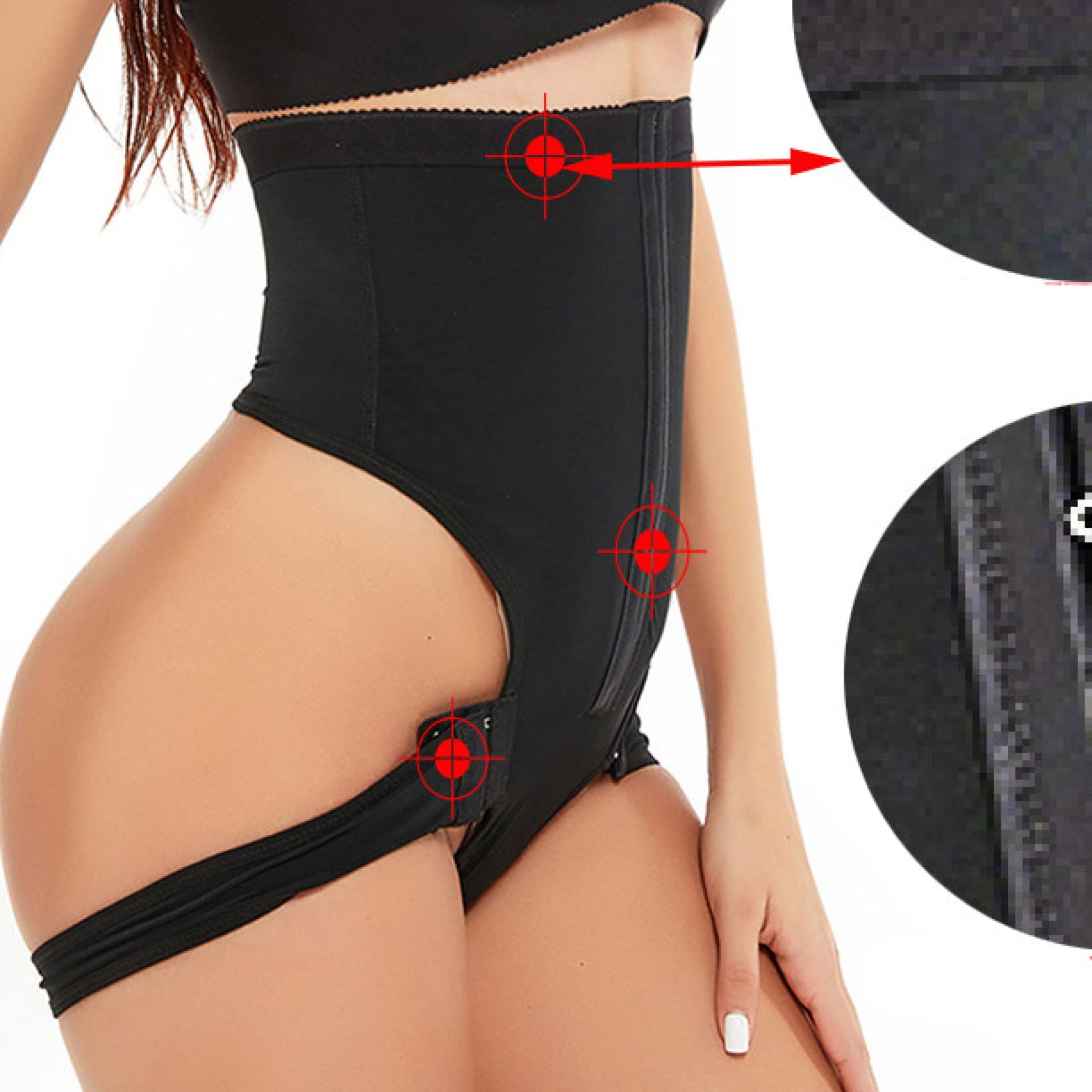 Realzador de glúteos para Mujer, Bragas Moldeadoras de Cuerpo caladas, Entrenador de Cintura Alta, Ropa Moldeadora, corsé de Control de Barriga con realce