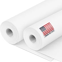 12" x 1200" 100 ft White Kraft Paper Roll Value Pack of 2, Made in USA