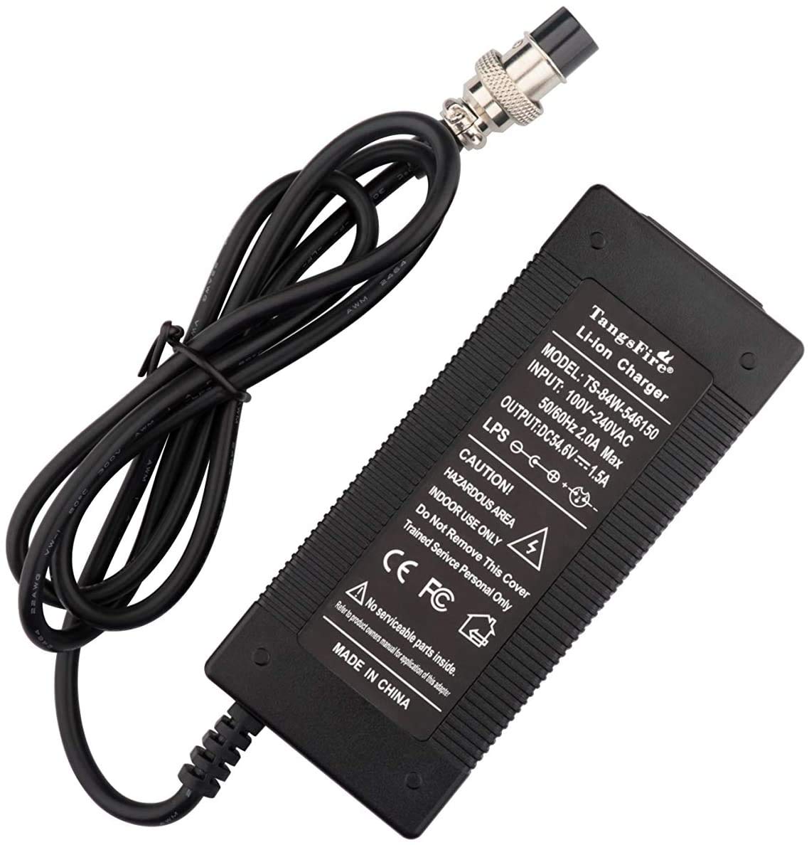 48 V ładowarka do skutera, jeden produkt, 54,6 V, 1,5 A, do pakietu elektrycznego, ładowanie do skutera, prąd stały, 46,8 V