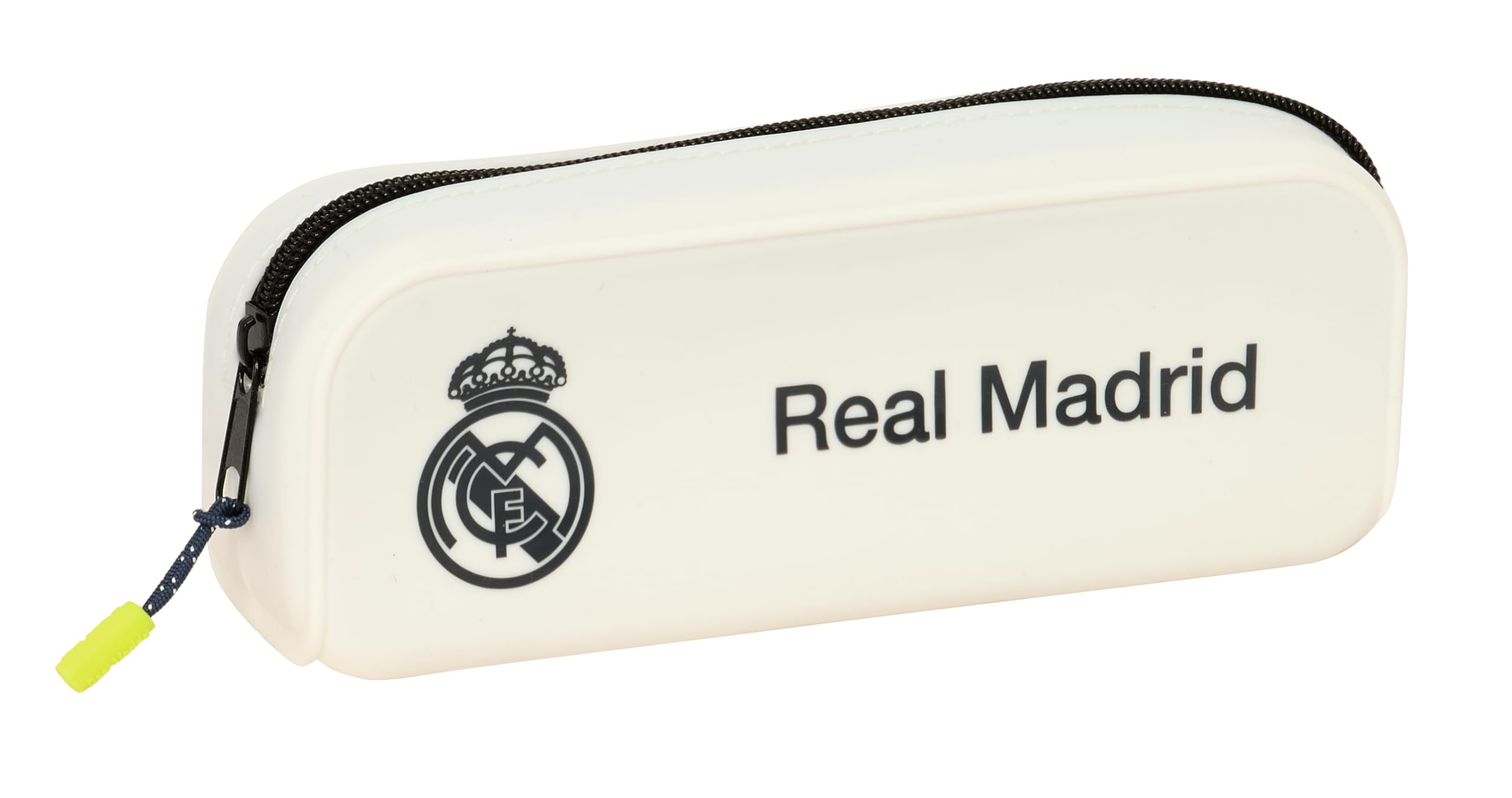 Safta Real Madrid EQUIPACIÓN 25/26 – Square Silicone Pencil Case, Children's Case, Child, Ideal for Children of School Age, Comfortable and Versatile, Quality and Resistance, 18.5 x 5.5 x 7.5 cm