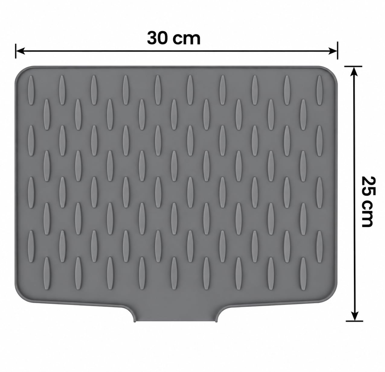 HAKKU Silicone Dish Drying Mat - Non Slip & Quick Dry -2