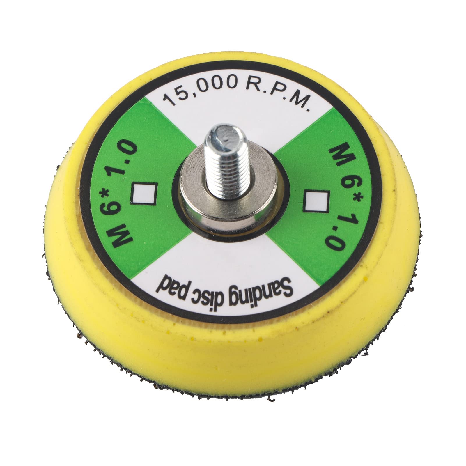 KIMISS Torello0m Torello 50mm/2in Platorello per Levigatrice Pneumatica Dischi per Levigatura e Lucidatura per Macchina per Carta Vetrata - Confezione 4 Pezzi di Ricambio con Piastra