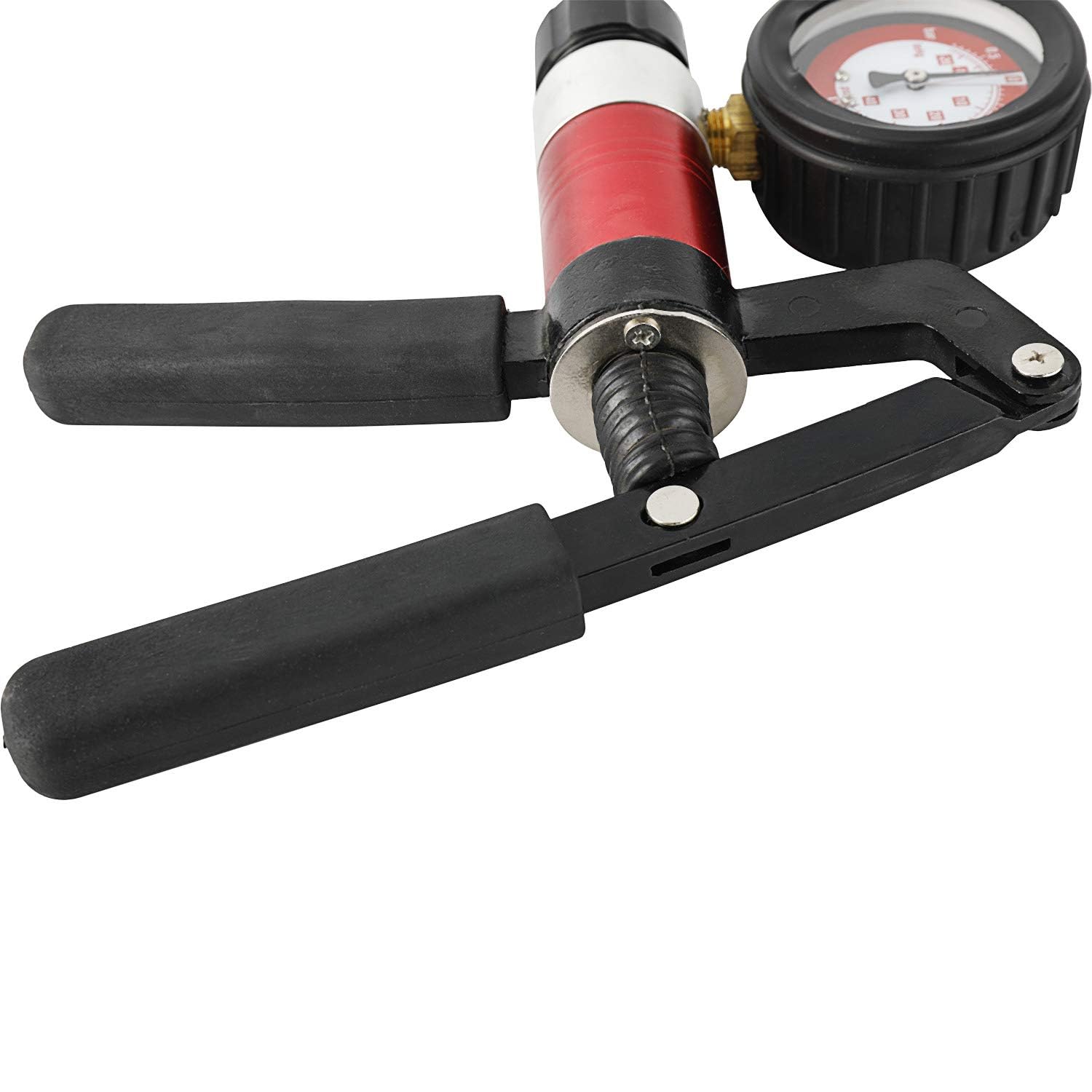 FreeTec Pompa Vuoto Spurgo Freni, 21 Pezzi Kit Spurgo Freni, Tester per Pompa a Vuoto Manual, Pompa Depressione per Facile Spurgo Freni Auto Moto