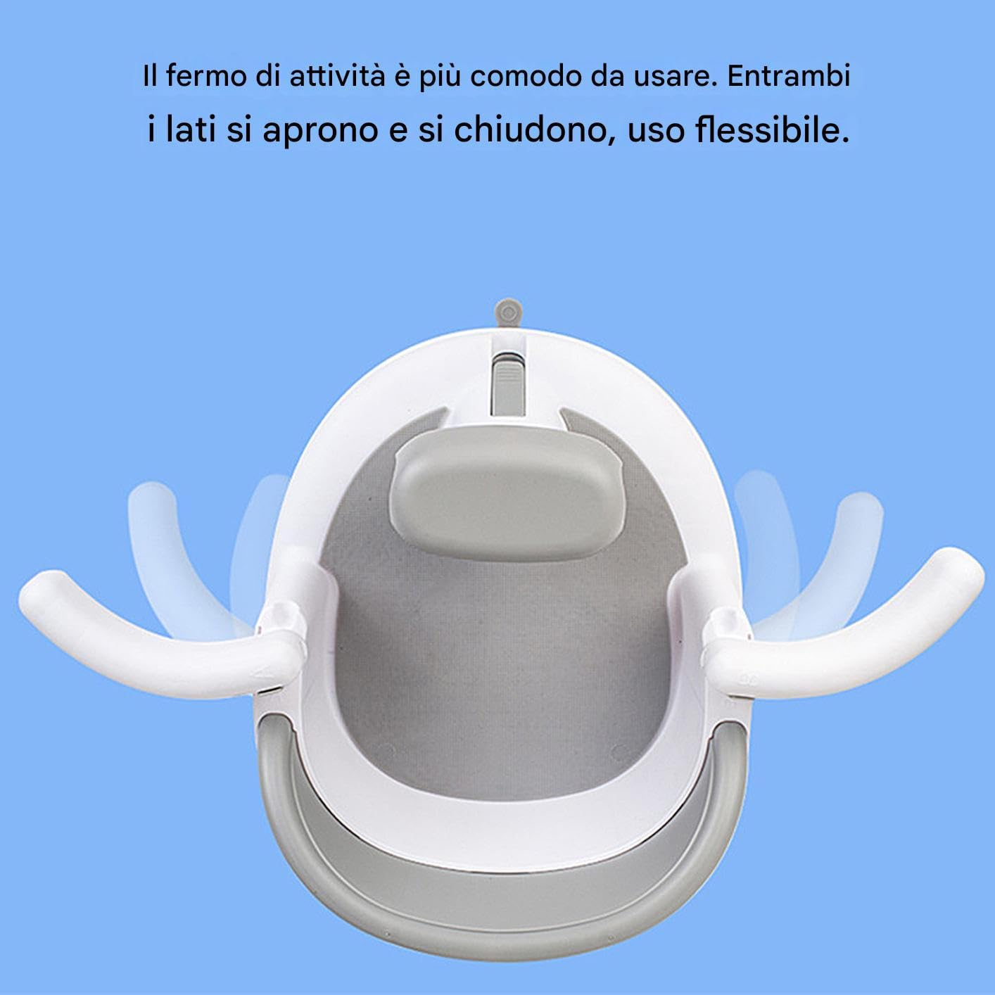 Asientos de baño para bebés sentados, siéntate el asiento de la bañera para