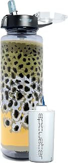 Epic Water Filters Nalgene OG Water Bottle with Filter, USA Made, BPA Free, Removes 99.99% Tap Water Contaminants, Forever Chemicals, Rep Your Water Art, 48 oz