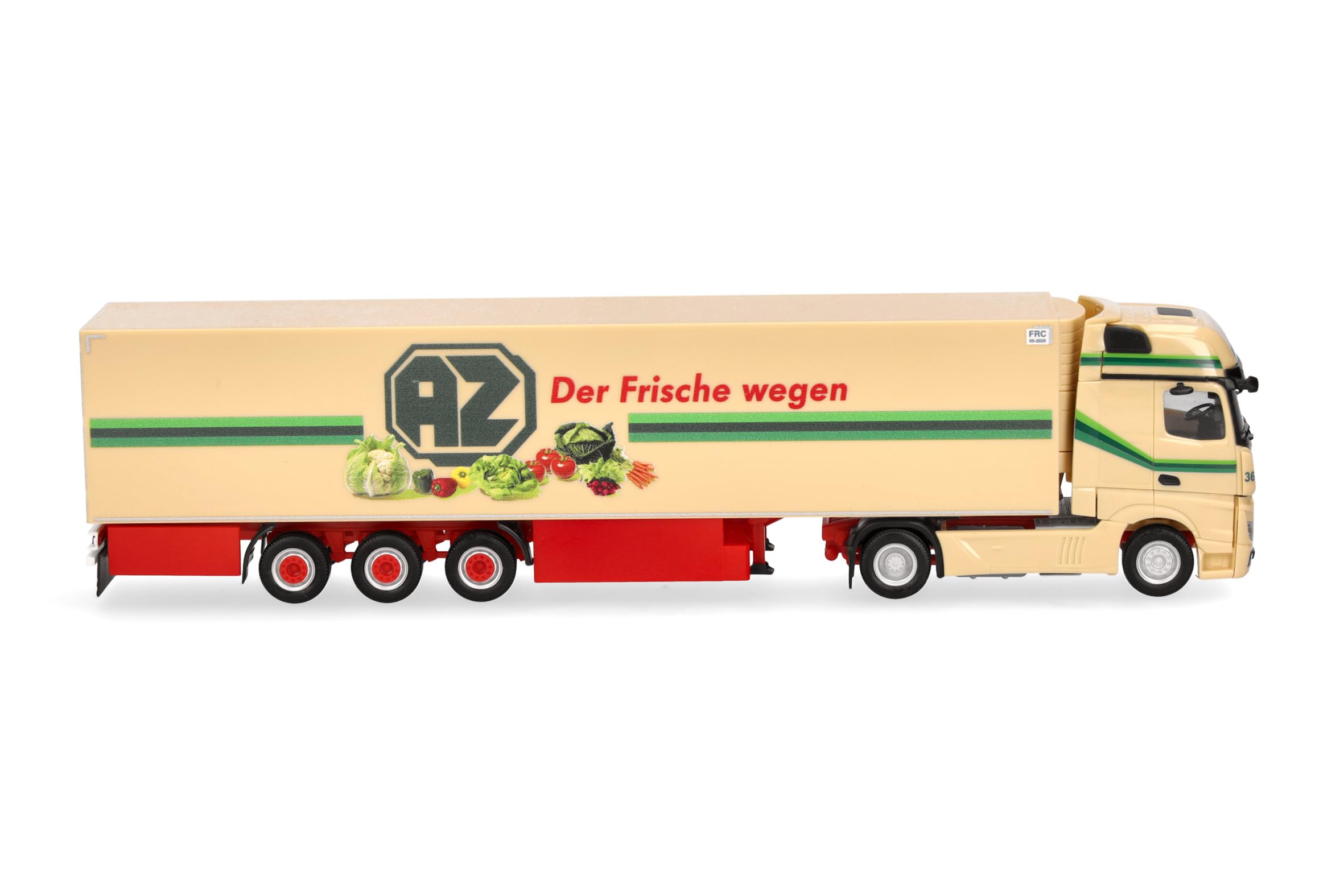 Herpa Maquette Camion Mercedes-Benz Actros 18 Bigspace Semi-remorqu