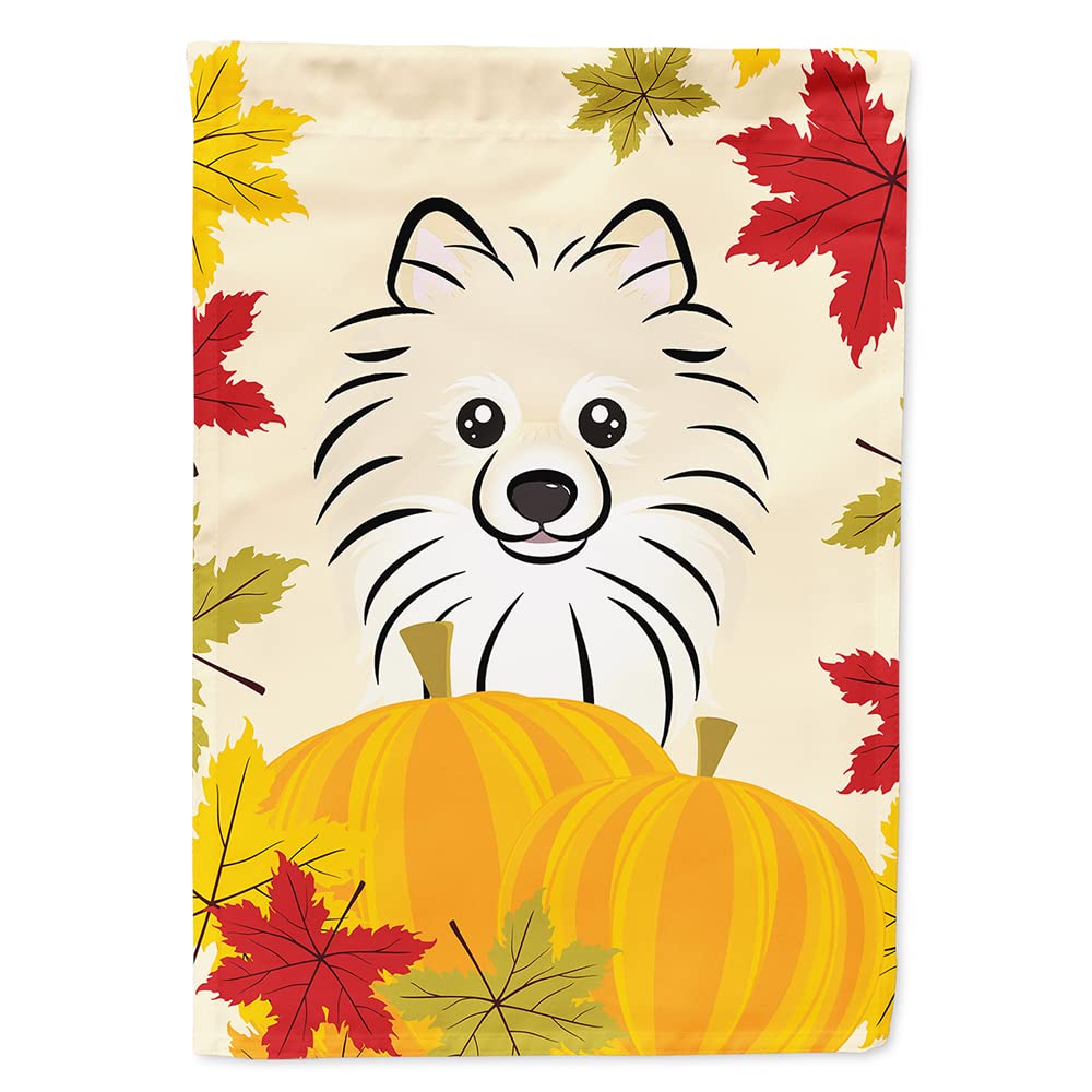 Drapeau canevas Pomeranien de Thanksgiving Caroline's Treasures