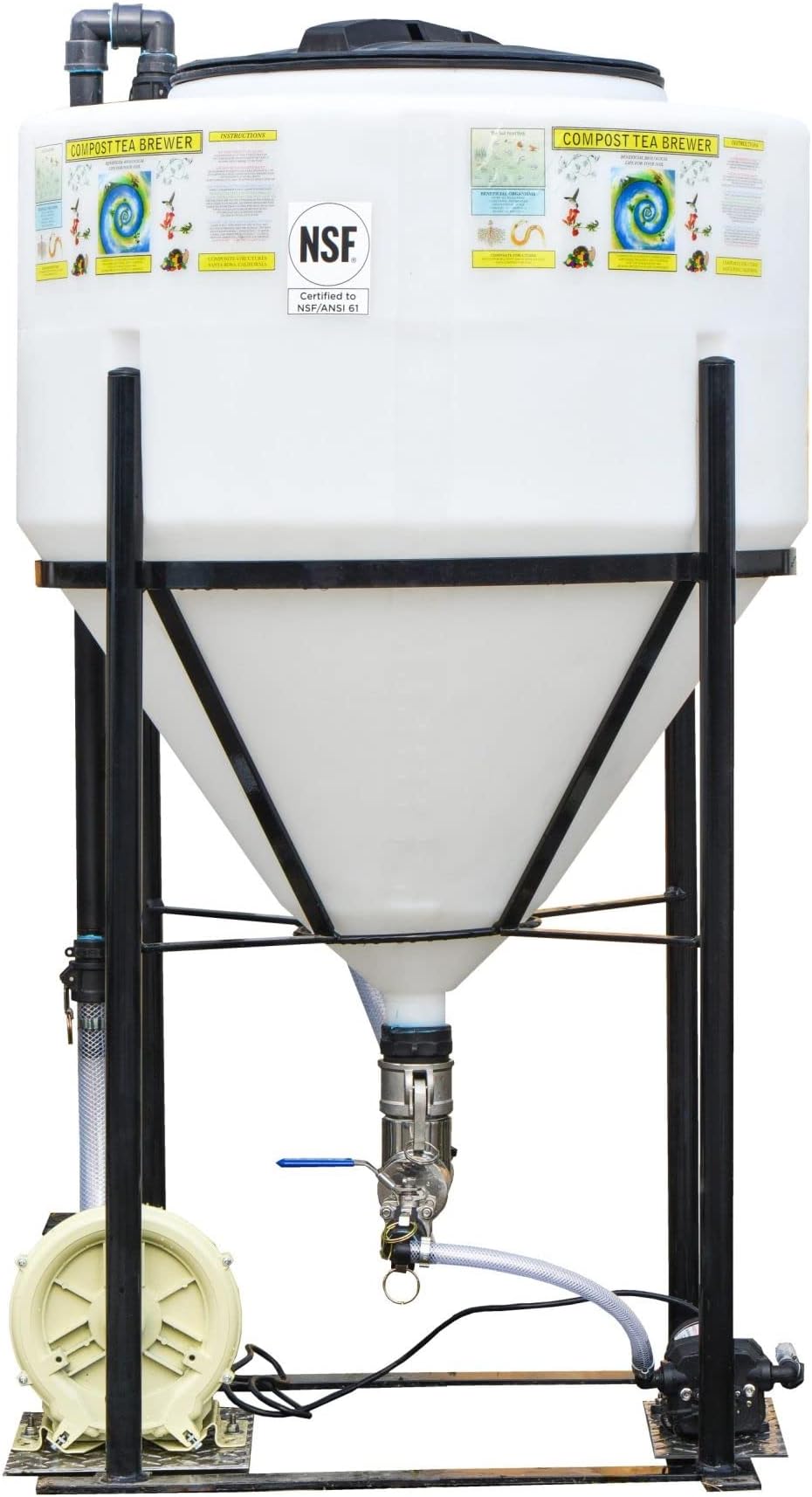 Synergy Volcano145 Volcano 60 Gallon Compost Tea Brewer