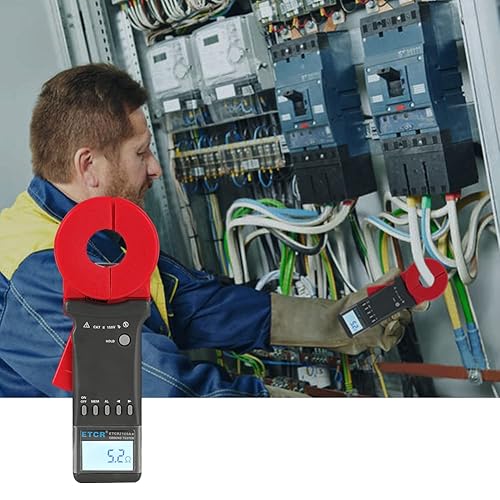 Miniatura 8 de Metro 0.01-200 del probador de la resistencia de tierra de tierra de la abrazadera de ETCR2100A+ Digital