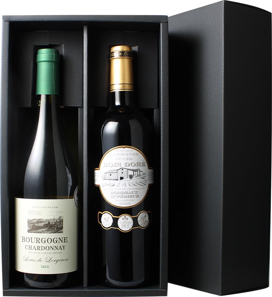 Amazon.co.jp: ワインセット ワイン ギフト フランスの二大銘醸地