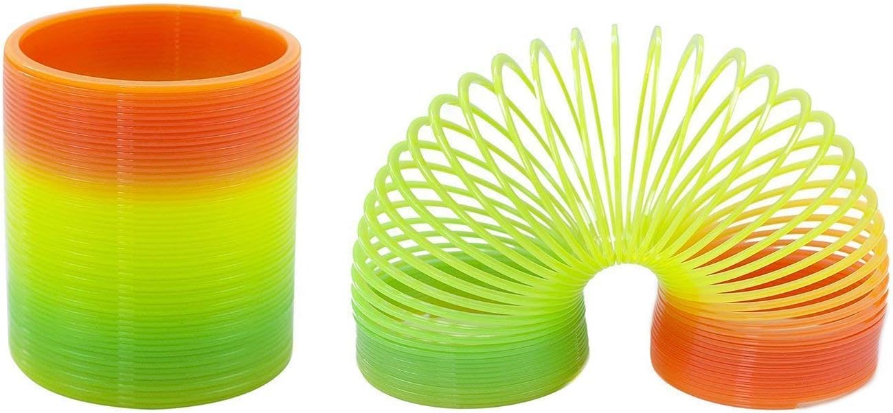 SSKR Colourful Rainbow Magic Spring Coil For Birthday Return Gifts - Multicolor, Kid